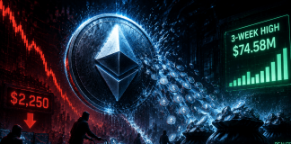 Ethereum Dips To $2,250 As Dealer Revenue-Taking Hits 3-Week Excessive