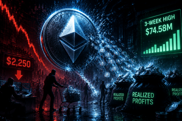 Ethereum Dips To $2,250 As Dealer Revenue-Taking Hits 3-Week Excessive