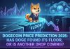 Dogecoin Value Prediction 2026: Has DOGE Discovered Its Flooring, or Is One other Drop Coming?