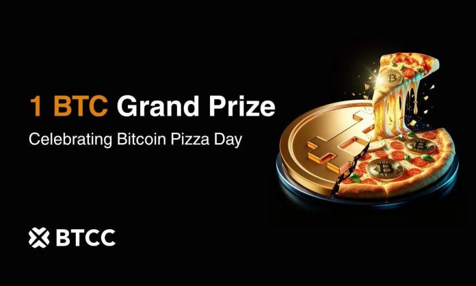 BTCC Trade Celebrates Bitcoin Pizza Day with Thriller Pizza Marketing campaign That includes 1 BTC Grand Prize