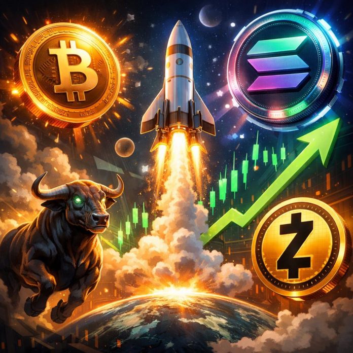 Zcash, Bitcoin, And Solana—Catalysts Forward That Might Gas One other Upswing Earlier than Might Ends Zcash, Bitcoin, And Solana—Catalysts Forward That Might Gas One other Upswing Earlier than Might Ends
