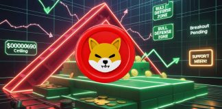 Shiba Inu (SHIB) Value Prediction: SHIB Consolidates as Descending Triangle Builds, Bulls Eye $0.00000690 Breakout