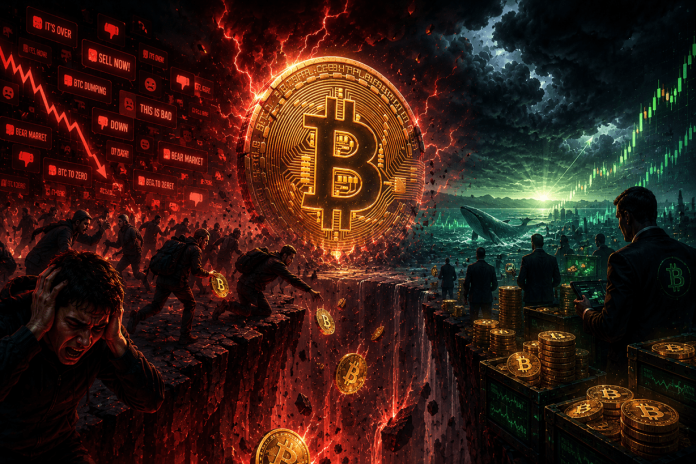 Bitcoin Fall Underneath $77,000 Triggers Spike In Social Media FUD
