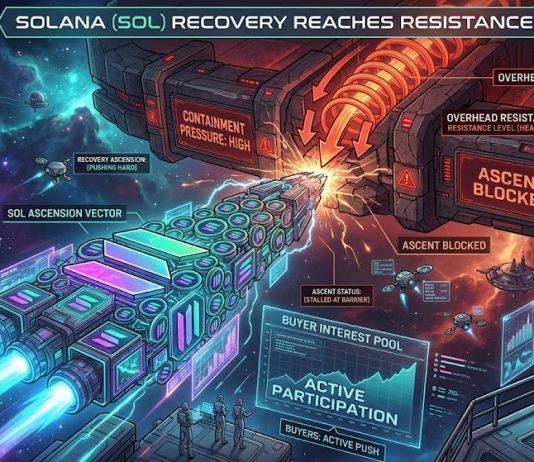 Solana (SOL) Rebound Faces Main Check Close to Key Resistance Zone