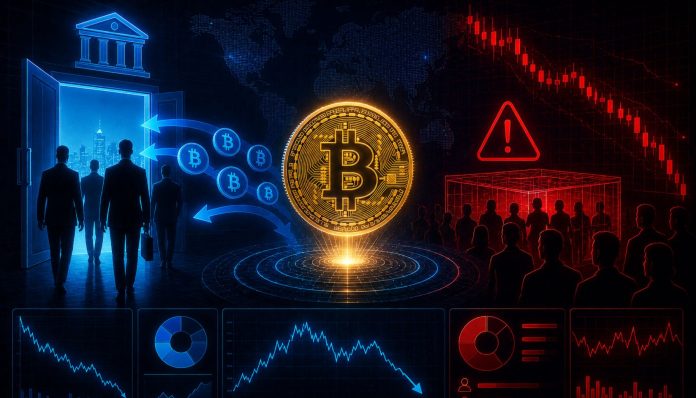 The Institutional Bitcoin Exit Is Actual: Analyst Exposes Who’s On The Flawed Aspect Of The Commerce The Institutional Bitcoin Exit Is Actual: Analyst Exposes Who’s On The Flawed Aspect Of The Commerce