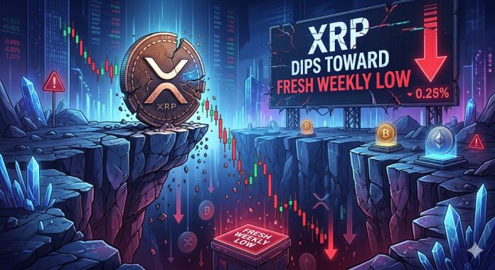 XRP Worth Beneath Strain Once more, Merchants Eye Doable Weekly Breakdown XRP Worth Beneath Strain Once more, Merchants Eye Doable Weekly Breakdown