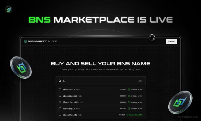 Beldex Launches BNS Market, Increasing Digital Possession Throughout the Ecosystem Beldex Launches BNS Market, Increasing Digital Possession Throughout the Ecosystem