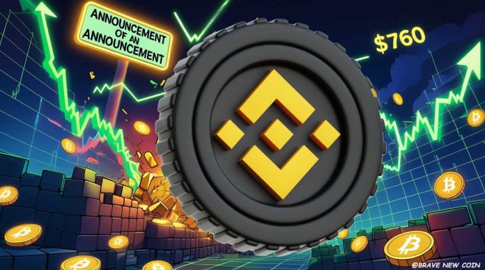 BNB Value Prediction: Binance Coin Targets $760 After Explosive Breakout Above Key $700 Resistance BNB Value Prediction: Binance Coin Targets $760 After Explosive Breakout Above Key $700 Resistance