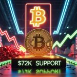 Bitcoin Worth Prediction: BTC Flashes TD Sequential Purchase Sign as $72Okay Help Holds, $79Okay Retest in Sight