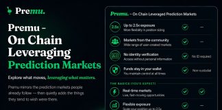 Premu Launches Decentralized Prediction Market Platform That includes Consumer-Created Markets and Leveraged Occasion Buying and selling