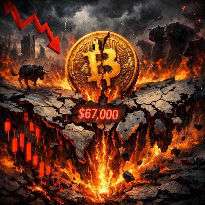 Bitcoin Worth Falls To $67,000 And Breaks The Map For Bulls—Right here’s What Occurs Subsequent