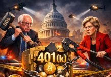 Crypto In 401(ok)s: Senators Sanders, Warren Letter Warns $14 Trillion At Danger From DOL Proposal Crypto In 401(ok)s: Senators Sanders, Warren Letter Warns $14 Trillion At Danger From DOL Proposal