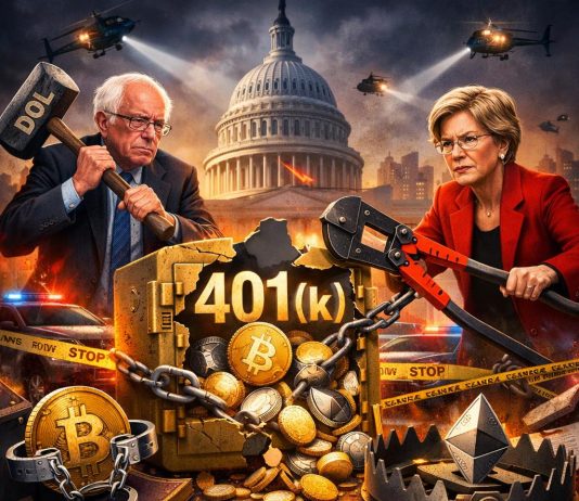 Crypto In 401(ok)s: Senators Sanders, Warren Letter Warns $14 Trillion At Danger From DOL Proposal Crypto In 401(ok)s: Senators Sanders, Warren Letter Warns $14 Trillion At Danger From DOL Proposal
