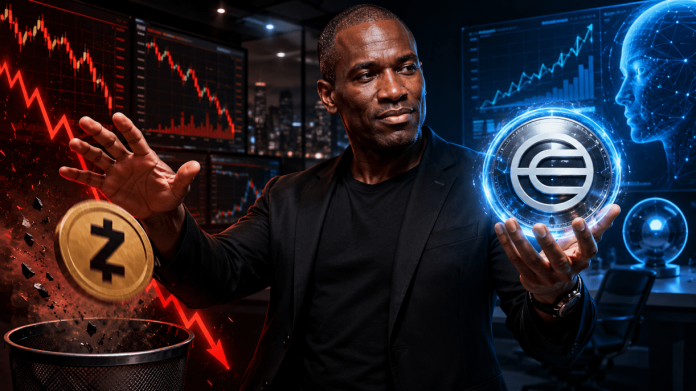 Arthur Hayes Dumps Complete Zcash Bag, Retains WLD Wager Alive