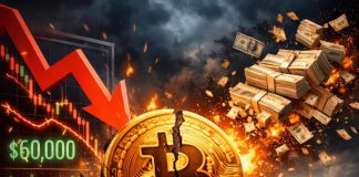 Bitcoin Crashes Close to $60,000: $62B In Treasuries Erased, Analyst Sees Potential Backside Forward