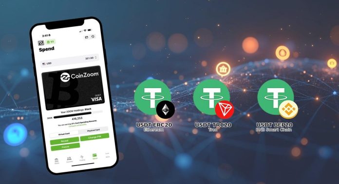 CoinZoom Turns into First U.S.-Regulated Alternate to Assist USDT on Ethereum, Tron, and BNB Sensible Chain CoinZoom Turns into First U.S.-Regulated Alternate to Assist USDT on Ethereum, Tron, and BNB Sensible Chain
