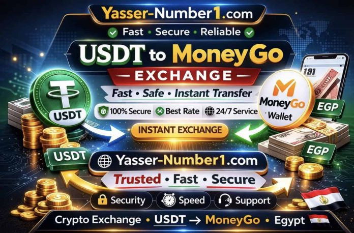 Yasser Number1 Expands Its USDT to MoneyGo Alternate Service with Lively Transactions Yasser Number1 Expands Its USDT to MoneyGo Alternate Service with Lively Transactions