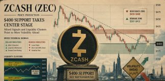 Zcash (ZEC) Value Prediction: $400 Assist Takes Middle Stage as Combined Indicators and Liquidity Clusters Level to Extra Volatility Forward