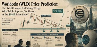 Worldcoin (WLD) Value Prediction: Can WLD Escape Its Falling Wedge With Triple Help Confluence on the $0.42 Value Zone?