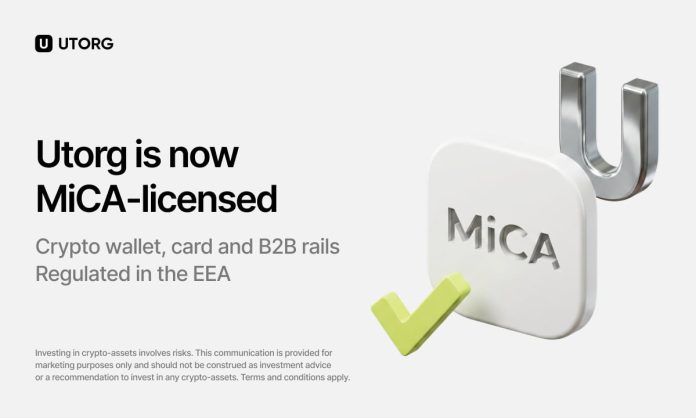 Utorg Obtains MiCA License as July 1 Deadline Forces A lot of the Business Out of Europe Utorg Obtains MiCA License as July 1 Deadline Forces A lot of the Business Out of Europe