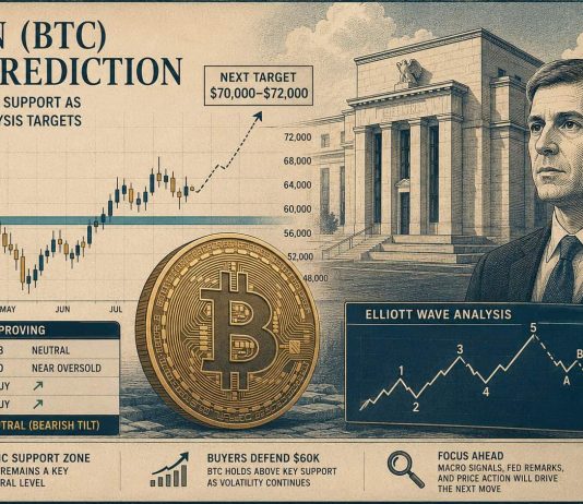 Bitcoin (BTC) Worth Prediction: BTC Reclaims $60Ok Assist as Elliott Wave Evaluation Targets $70Ok Restoration Bitcoin (BTC) Worth Prediction: BTC Reclaims $60Ok Assist as Elliott Wave Evaluation Targets $70Ok Restoration