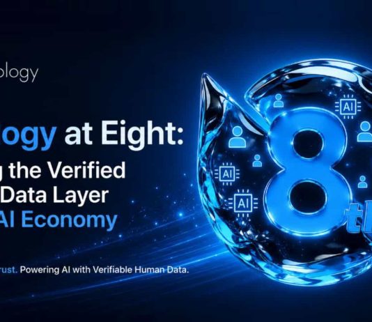 Ontology at Eight: Constructing the Verified Human Information Layer for the AI Financial system