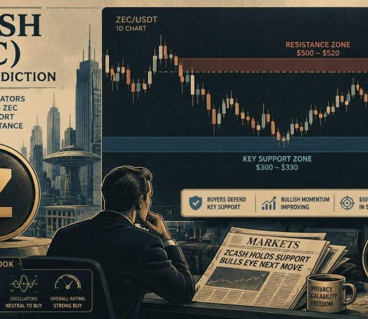 Zcash (ZEC) Worth Prediction: Technical Indicators Flip Bullish as ZEC Holds Key Help With $500 Resistance in Sight Zcash (ZEC) Worth Prediction: Technical Indicators Flip Bullish as ZEC Holds Key Help With $500 Resistance in Sight