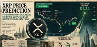 XRP Worth Prediction: SuperTrend Purchase Sign Meets Shrinking Provide as $1.24 Breakout Comes Into Focus