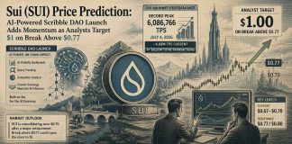 Sui (SUI) Worth Prediction: AI-Powered Scribble DAO Launch Provides Momentum as Analysts Goal $1 on Break Above $0.77