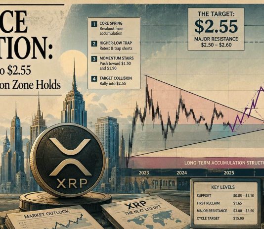 XRP Value Prediction: Analyst Maps Rally to $2.55 as Macro Accumulation Zone Holds XRP Value Prediction: Analyst Maps Rally to $2.55 as Macro Accumulation Zone Holds