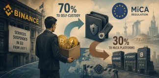 Binance Co-CEO Richard Teng Says 70% of EU Customers Selected Self-Custody Over MiCA Platforms
