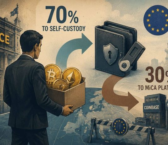 Binance Co-CEO Richard Teng Says 70% of EU Customers Selected Self-Custody Over MiCA Platforms Binance Co-CEO Richard Teng Says 70% of EU Customers Selected Self-Custody Over MiCA Platforms