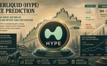 Hyperliquid (HYPE) Worth Prediction: HYPE Holds Above 200 EMA as Truthful Worth Hole Retest Fuels $92 Outlook Hyperliquid (HYPE) Worth Prediction: HYPE Holds Above 200 EMA as Truthful Worth Hole Retest Fuels $92 Outlook