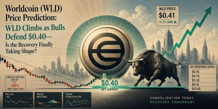 Worldcoin (WLD) Worth Prediction: WLD Climbs as Bulls Defend $0.40—Is the Restoration Lastly Taking Form? Worldcoin (WLD) Worth Prediction: WLD Climbs as Bulls Defend $0.40—Is the Restoration Lastly Taking Form?