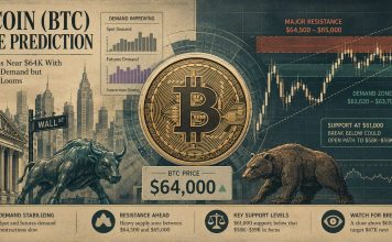 Bitcoin (BTC) Value Prediction: BTC Trades Close to $64Okay With Enhancing Demand however Resistance Looms