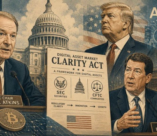 SEC Chair Paul Atkins Urges US to Lead AI and Crypto With CLARITY Act as Trump Presses the Senate