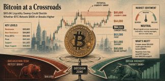 Bitcoin (BTC) Worth Prediction: $65.6K Liquidity Sweep May Resolve Whether or not BTC Retests $60Ok or Breaks Increased Bitcoin (BTC) Worth Prediction: $65.6K Liquidity Sweep May Resolve Whether or not BTC Retests $60Ok or Breaks Increased