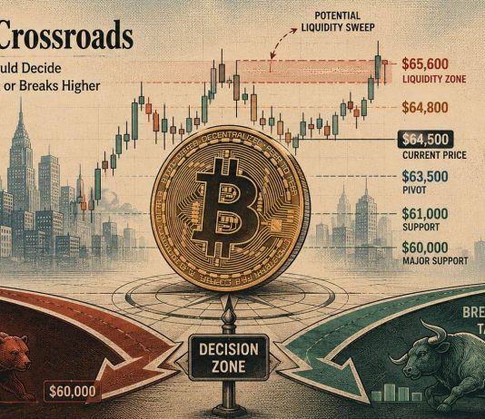 Bitcoin (BTC) Worth Prediction: $65.6K Liquidity Sweep May Resolve Whether or not BTC Retests $60Ok or Breaks Increased
