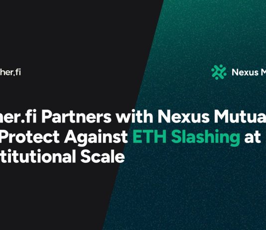 ether.fi Companions with Nexus Mutual to Defend Towards ETH Slashing at Institutional Scale ether.fi Companions with Nexus Mutual to Defend Towards ETH Slashing at Institutional Scale