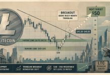 Litecoin (LTC) Worth Prediction: Breakout Above Multi-Month Trendline Places $50 Goal Again in Focus Litecoin (LTC) Worth Prediction: Breakout Above Multi-Month Trendline Places $50 Goal Again in Focus
