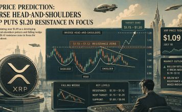XRP Worth Prediction: Inverse Head-and-Shoulders Setup Places $1.20 Resistance in Focus XRP Worth Prediction: Inverse Head-and-Shoulders Setup Places $1.20 Resistance in Focus
