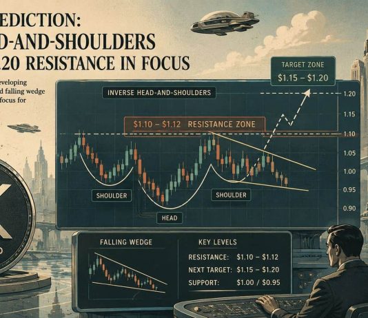 XRP Worth Prediction: Inverse Head-and-Shoulders Setup Places $1.20 Resistance in Focus
