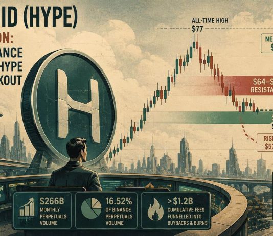 Hyperliquid (HYPE) Worth Prediction: $64–$68 Resistance Stands Between HYPE and a Recent Breakout