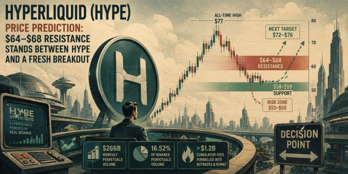Hyperliquid (HYPE) Worth Prediction: $64–$68 Resistance Stands Between HYPE and a Recent Breakout Hyperliquid (HYPE) Worth Prediction: $64–$68 Resistance Stands Between HYPE and a Recent Breakout