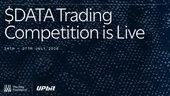 DATA Community Surpasses 100 Million Registrations as $DATA Buying and selling Competitors Opens on Upbit DATA Community Surpasses 100 Million Registrations as $DATA Buying and selling Competitors Opens on Upbit