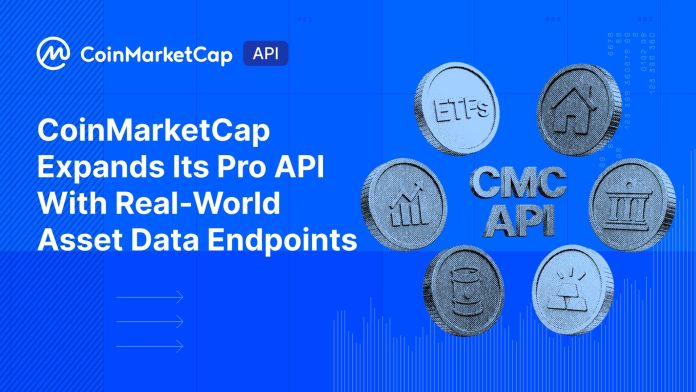 CoinMarketCap Expands Its Professional API With Actual-World Asset Information Endpoints CoinMarketCap Expands Its Professional API With Actual-World Asset Information Endpoints