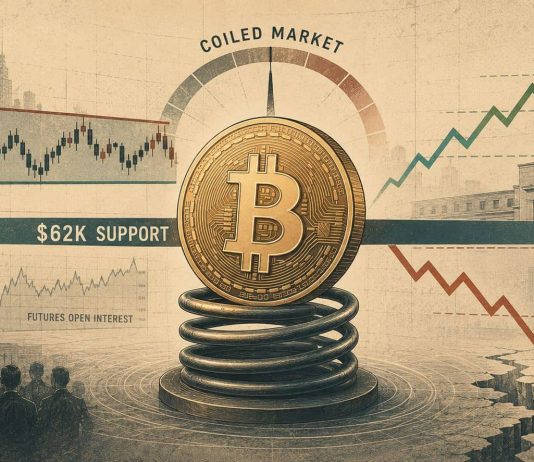Bitcoin (BTC) Worth Prediction: Bitcoin’s Coiled Market Faces Main Breakout as $62Okay Assist Is Examined