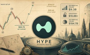 Hyperliquid (HYPE) Worth Prediction: $50.70 Holds as Elliott Wave Setup Factors to Contemporary Upside Rally