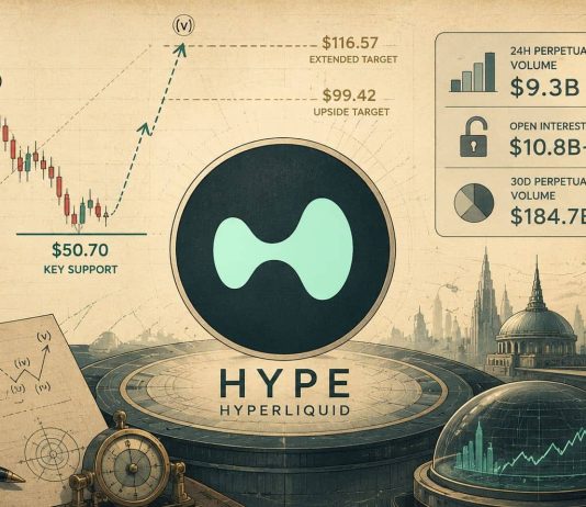 Hyperliquid (HYPE) Worth Prediction: $50.70 Holds as Elliott Wave Setup Factors to Contemporary Upside Rally