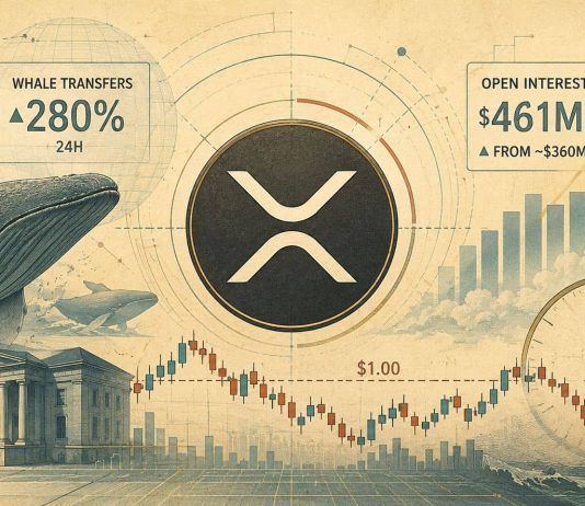 XRP Value Prediction: XRP Reclaims $1 Help as Whale Transfers Bounce 280% and Open Curiosity Rises XRP Value Prediction: XRP Reclaims $1 Help as Whale Transfers Bounce 280% and Open Curiosity Rises